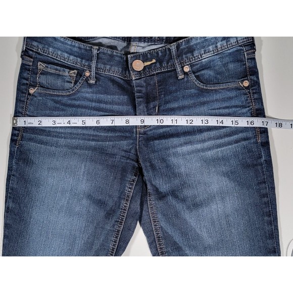 Express Stella Size 4 Blue Denim Skinny Low Rise Regular Fit Women's Jeans - Picture 5 of 16